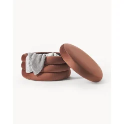 Pouf Xl Contenitore In Velluto Alto