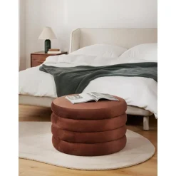 Pouf Xl Contenitore In Velluto Alto