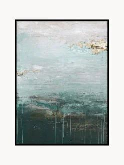 Quadro Dipinto A Mano Con Cornice In Legno Gradient Grace