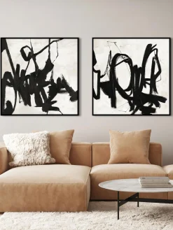 Quadro Dipinto A Mano Con Cornice In Legno Playblack