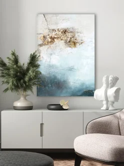 Quadro Dipinto A Mano Freja Blanche