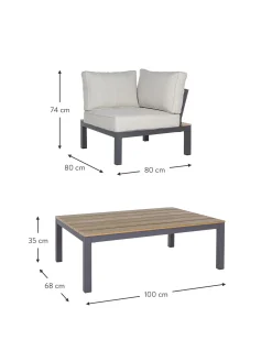 Salotto Da Giardino Elias 4 Pz