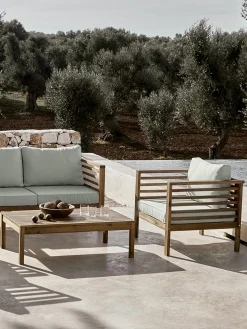 Salotto Da Giardino In Legno Di Acacia Bo 4 Pz