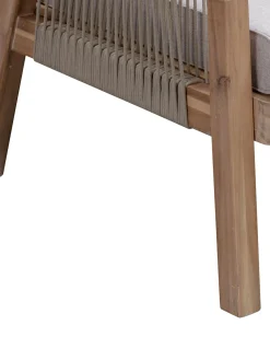 Salotto Da Giardino In Legno Di Acacia Lu 4 Pz