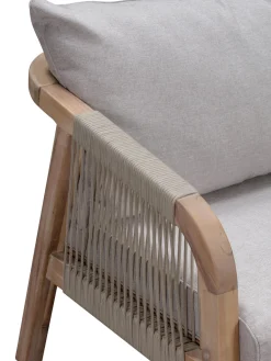 Salotto Da Giardino In Legno Di Acacia Lu 4 Pz