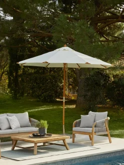 Salotto Da Giardino In Legno Di Acacia Lu 4 Pz