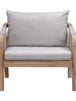 Salotto Da Giardino In Legno Di Acacia Lu 4 Pz