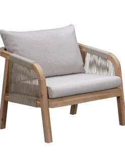 Salotto Da Giardino In Legno Di Acacia Lu 4 Pz