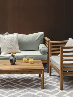 Salotto Da Giardino In Legno Di Acacia Bo 4 Pz