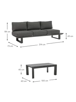 Salotto Da Giardino Konnor 3 Pz