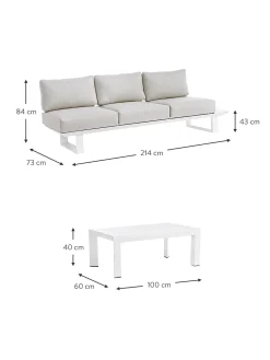 Salotto Da Giardino Konnor 3 Pz