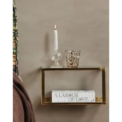 Scaffale Da Parete In Metallo Nera