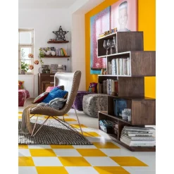 Scaffale In Legno Di Acacia Authentico Zick Zack