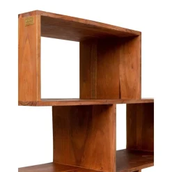 Scaffale In Legno Di Acacia Authentico Zick Zack