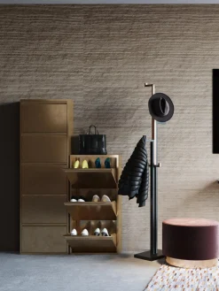 Scarpiera Da Parete Con Scomparti A Ribalta Caruso