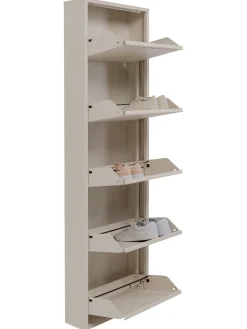 Scarpiera Da Parete Con Scomparti A Ribalta Caruso