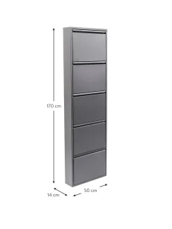 Scarpiera Da Parete Con Scomparti A Ribalta Caruso