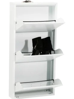 Scarpiera Da Parete Con Scomparti A Ribalta Caruso