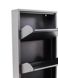 Scarpiera Da Parete Con Scomparti A Ribalta Caruso