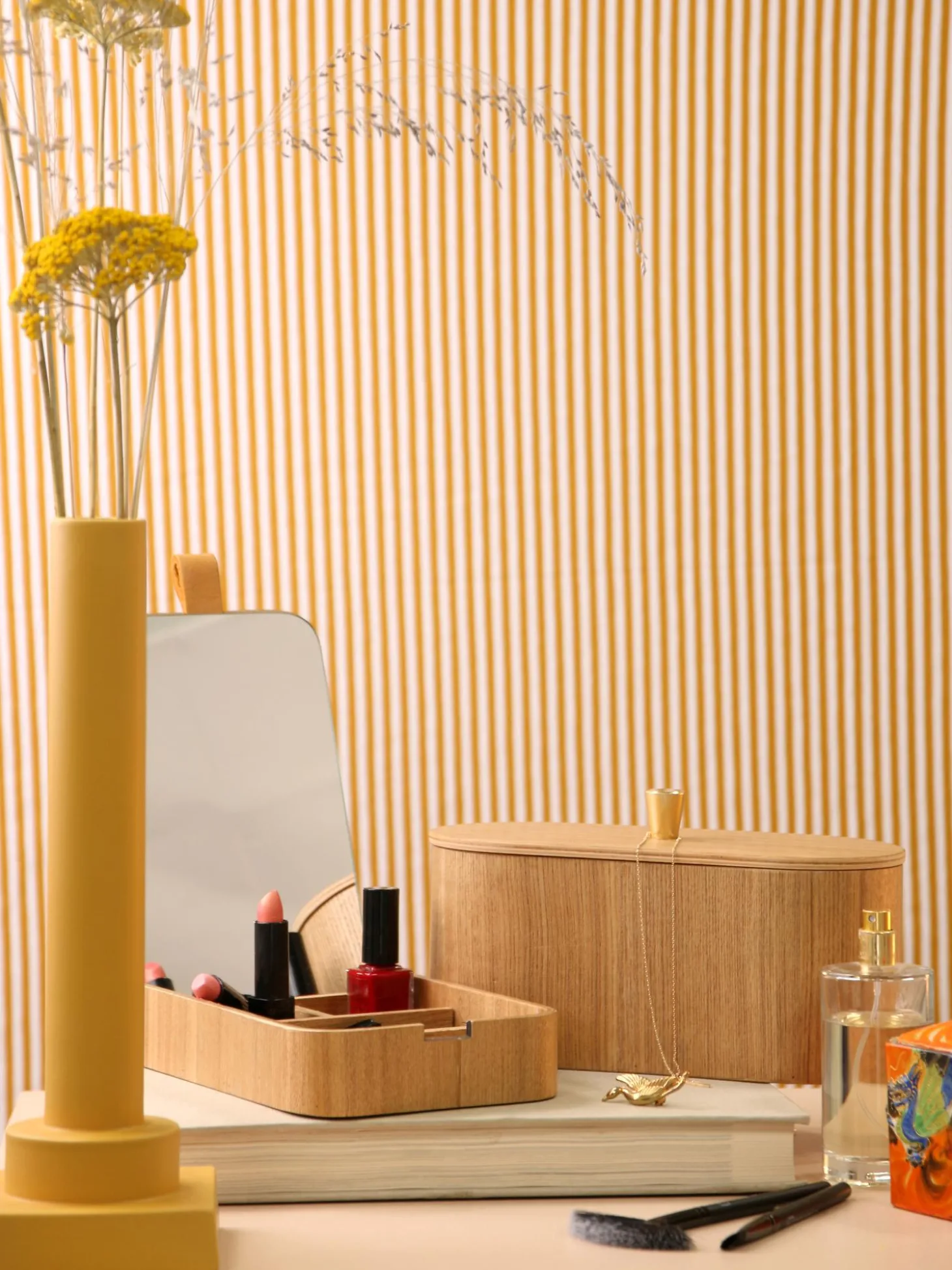 Scatola Portaoggetti In Legno Willow