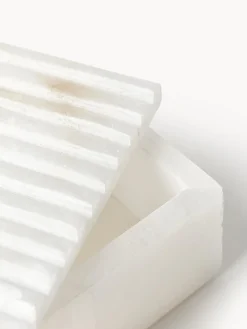 Scatola Portaoggetti Jutta Con Coperchio Scanalato