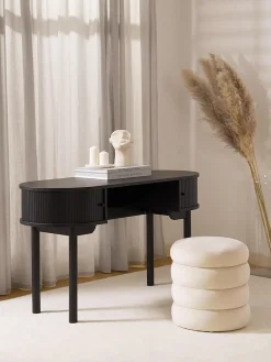 Scrivania Con Frontale A Coste Calary