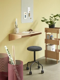 Scrivania Da Parete In Legno Di Quercia Folk