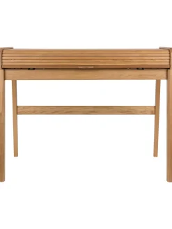 Scrivania In Legno Con Piano Scanalato E Arrotolabile Barbier