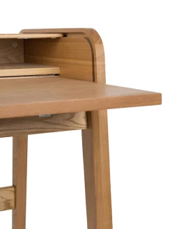 Scrivania In Legno Con Piano Scanalato E Arrotolabile Barbier