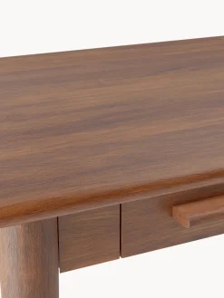 Scrivania In Legno Di Mango Massiccio Con Cassetti Paul