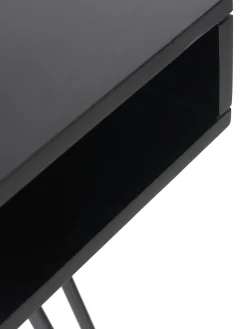 Scrivania In Legno Massiccio E Metallo Tova