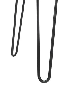 Scrivania In Legno Massiccio E Metallo Tova