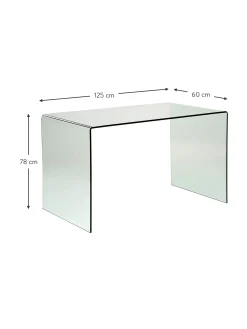 Scrivania In Vetro Club