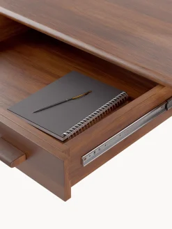 Scrivania Rettangolare In Legno Di Mango Con Cassetti Paul