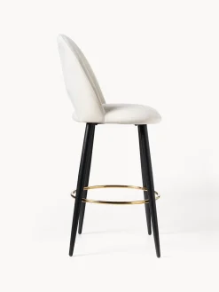 Sedia Bar In Velluto Rachel