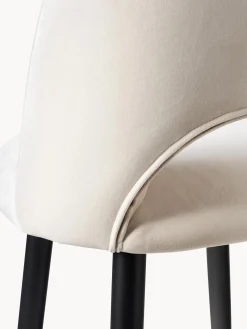 Sedia Bar In Velluto Rachel