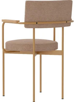 Sedia Con Braccioli Con Struttura In Metallo Sedia