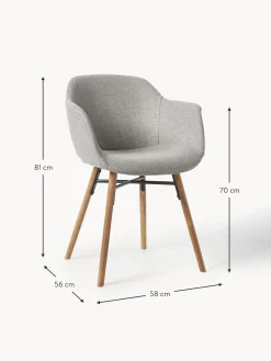 Sedia Con Braccioli Con Seduta Stretta Fiji