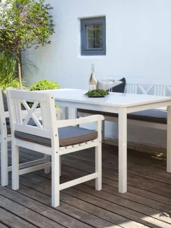 Sedia Con Braccioli Da Giardino In Legno Rosenborg