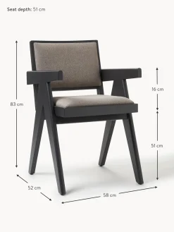 Sedia Con Braccioli E Imbottitura Sissi