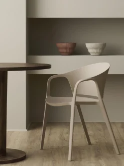 Sedia Con Braccioli In Plastica Monti 2 Pz