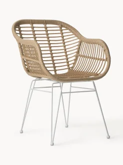 Sedia Con Braccioli In Polirattan Costa 2 Pz