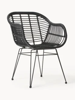 Sedia Con Braccioli In Polirattan Costa 2 Pz