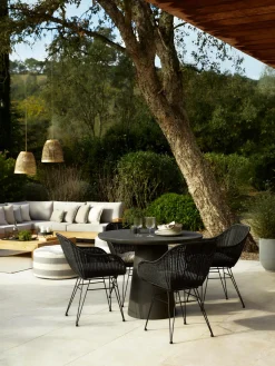 Sedia Con Braccioli In Polirattan Costa 2 Pz