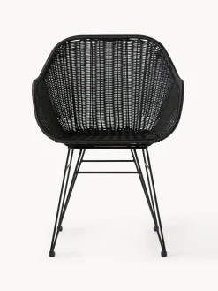 Sedia Con Braccioli In Polirattan Costa 2 Pz