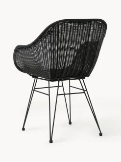 Sedia Con Braccioli In Polirattan Costa 2 Pz