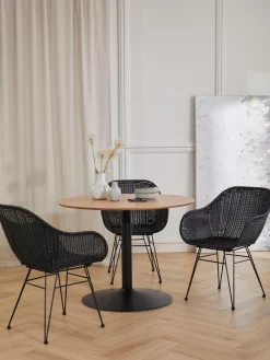 Sedia Con Braccioli In Polirattan Costa 2 Pz