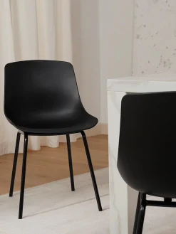 Sedia Con Gambe In Metallo Dave 2 Pz