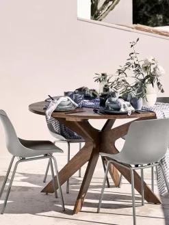 Sedia Con Gambe In Metallo Dave 2 Pz