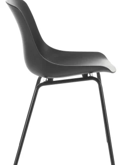 Sedia Con Gambe In Metallo Dave 2 Pz